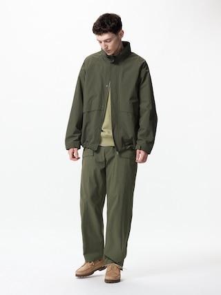 Mens Geared Pants Olive Large UNIQLO US Product Image