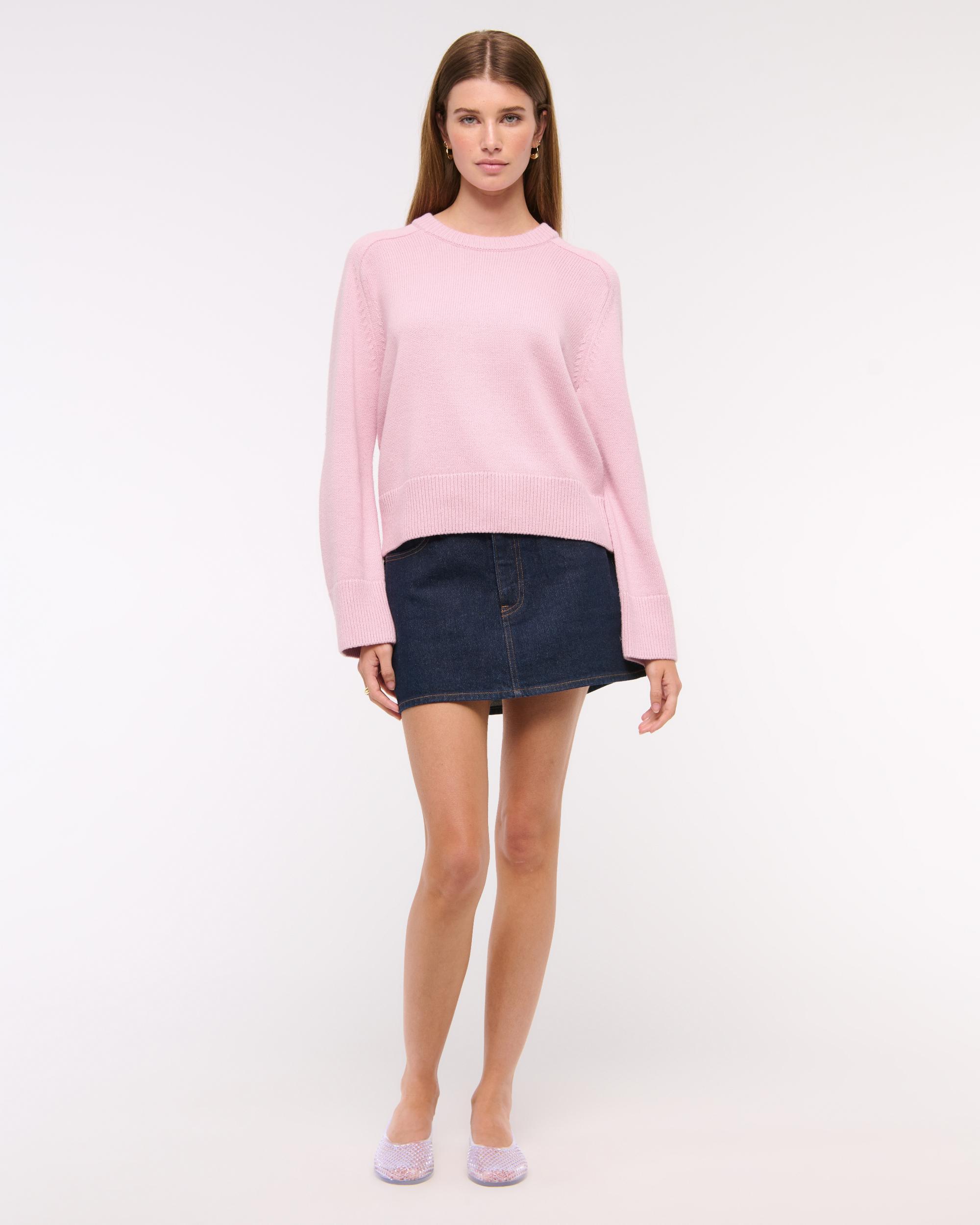 The A&F Madeline Crew Sweater Product Image