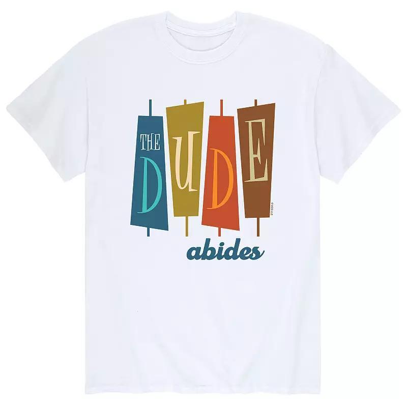 Big & Tall The Big Lebowski Retro Dude Abides Tee, Mens Product Image