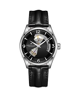 Hamilton Mens Jazzmaster Open Heart Auto Stainless Steel Bracelet Watch Product Image