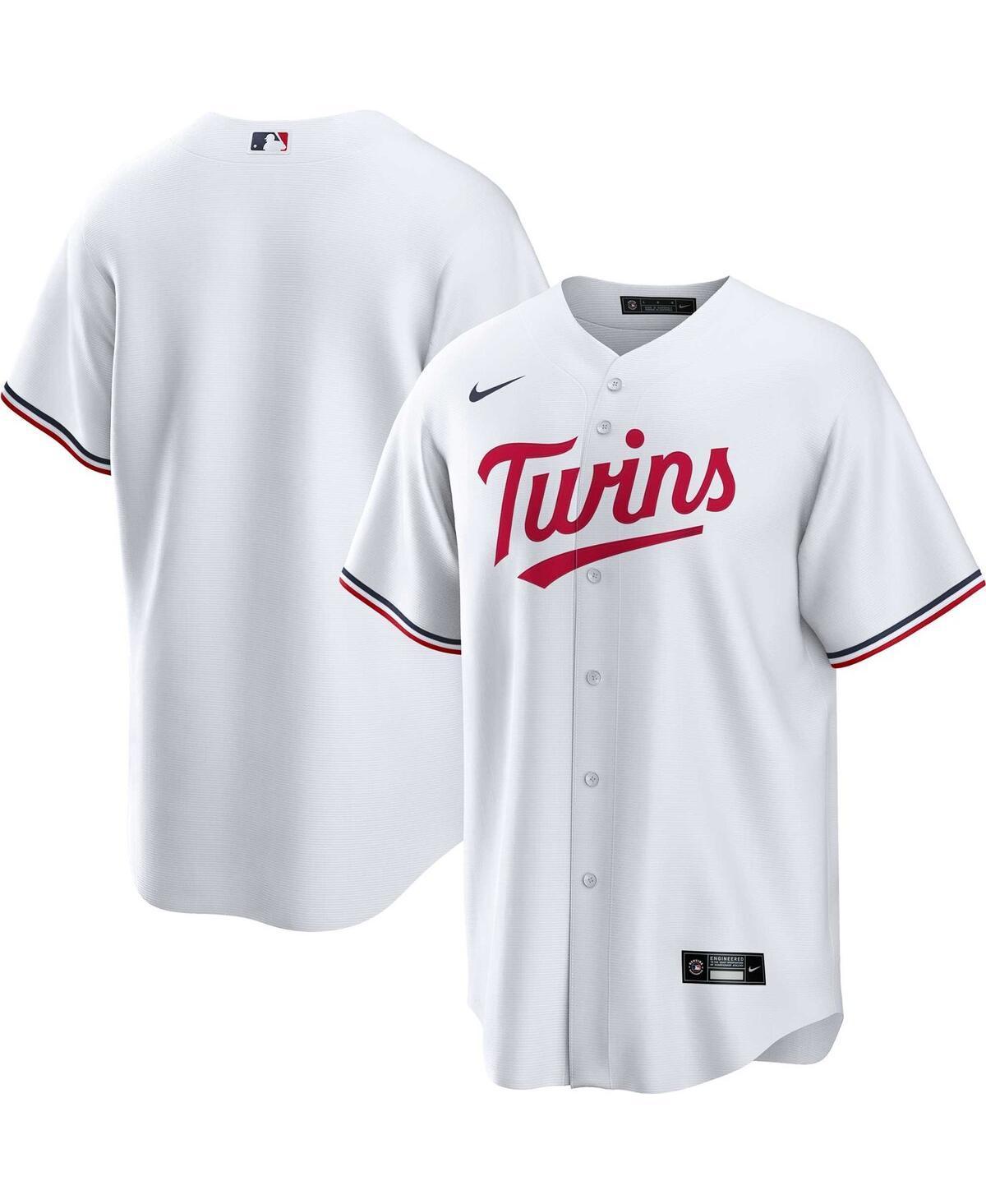 Men's Nike White Minnesota Twins Home Replica Team Jersey, Size: Large Product Image