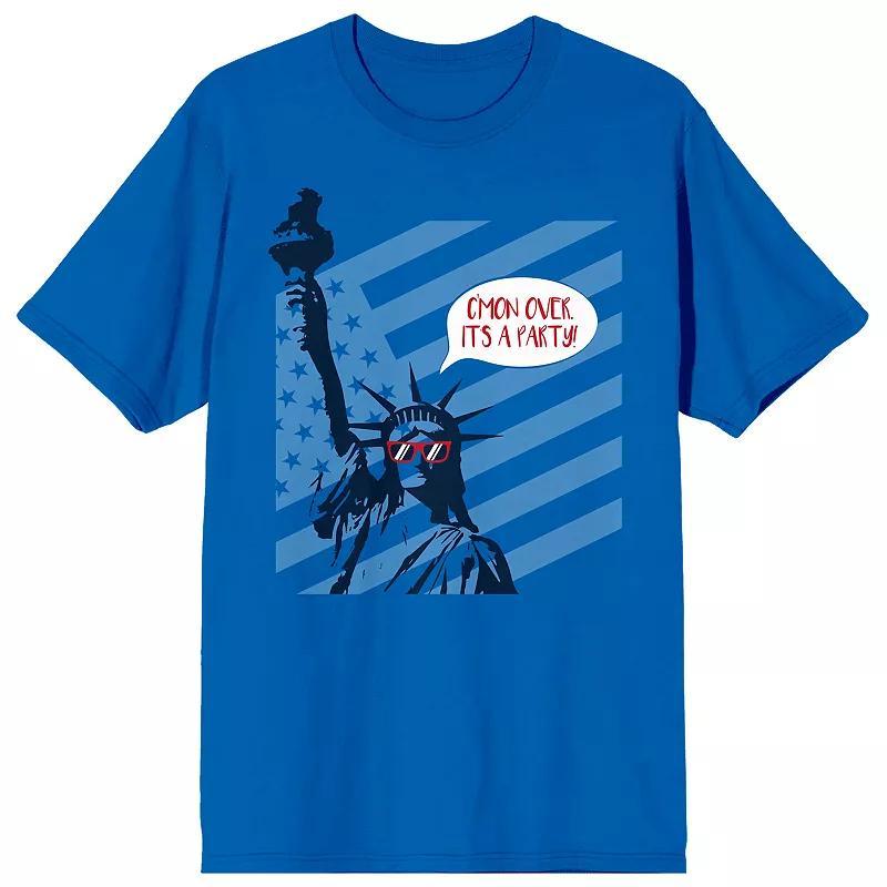 Men's Americana Statue Of Liberty Graphic Tee,  Product Image