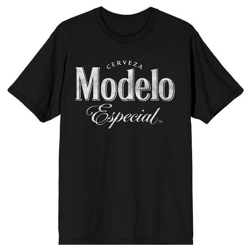 Men's Modelo Classic Logo Tee, Size: Medium, Black Product Image