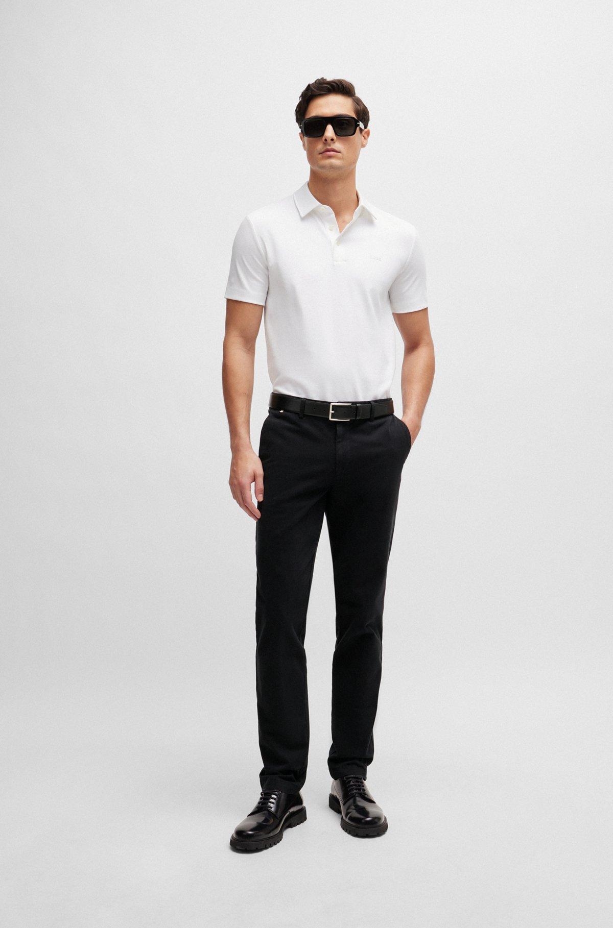 Slim-fit chinos in stretch-cotton gabardine Product Image