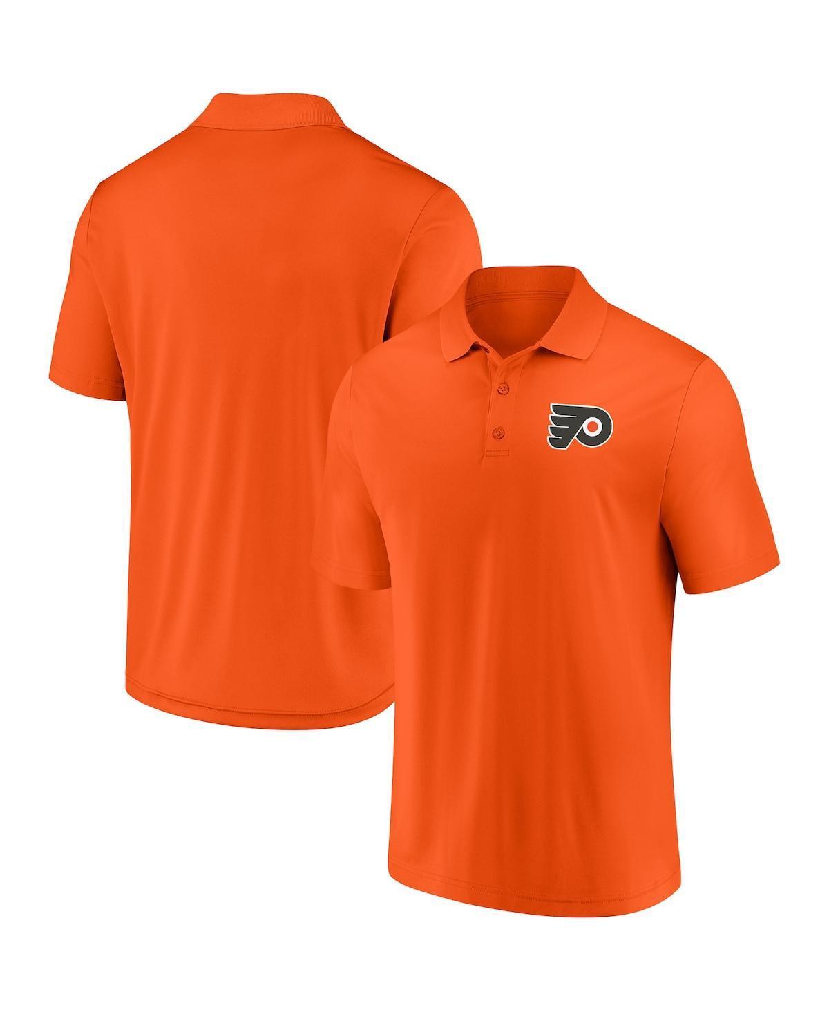 Mens Fanatics Branded Orange Philadelphia Flyers Winning Streak Polo Product Image