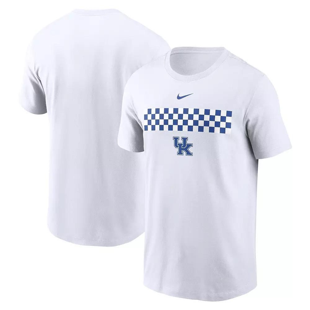 Men's Nike White Kentucky Wildcats Campus Pattern T-Shirt,  Product Image