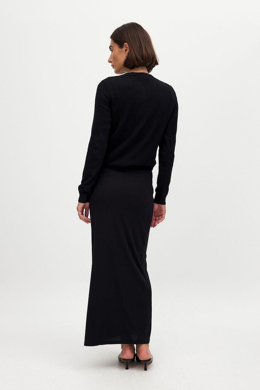 Rib Maxi Skirt Product Image