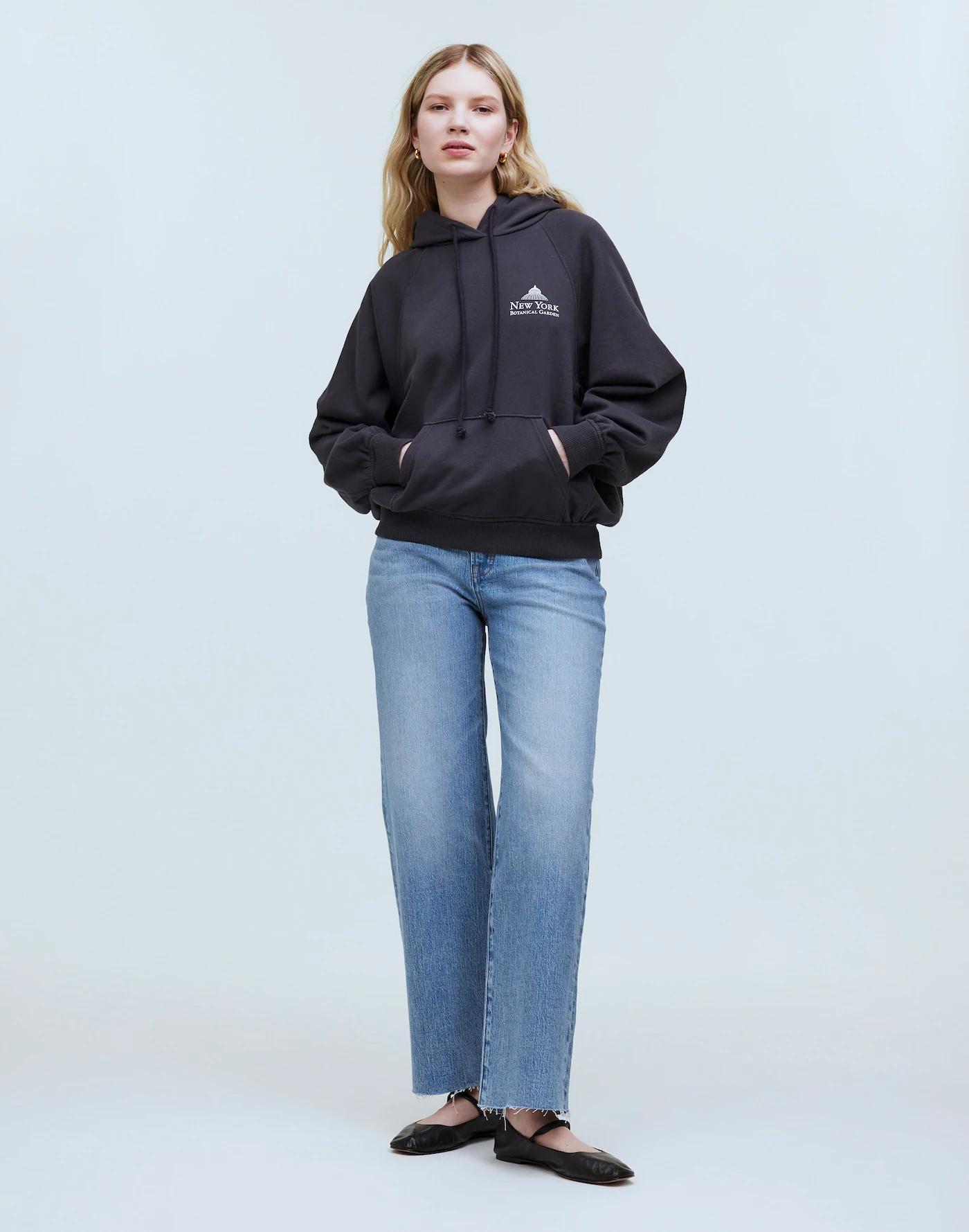 Madewell x NYBG Graphic Terry Relaxed Raglan-Sleeve Sweatshirt Product Image