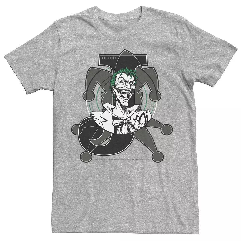 Men's DC Comics Joker Card Laughing Poster Tee,  Product Image