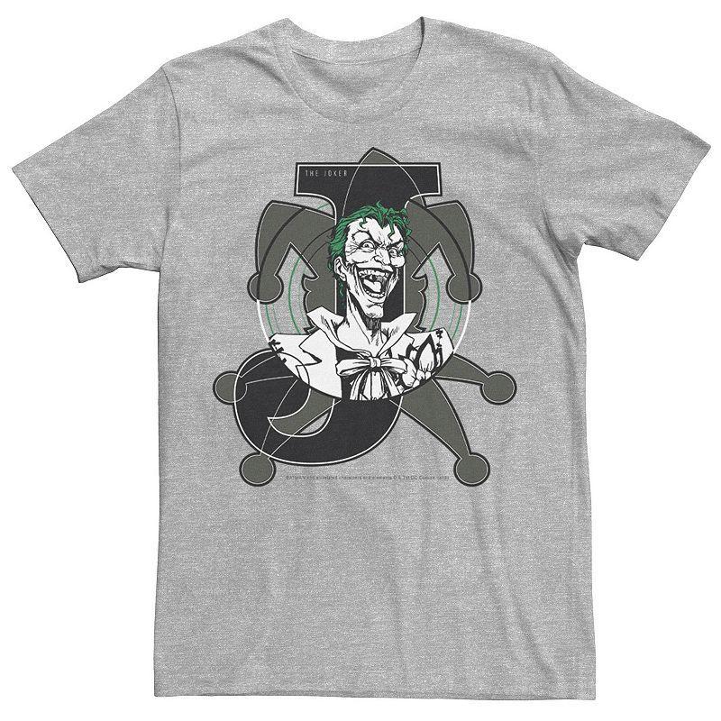 Men's DC Comics Joker Card Laughing Poster Tee,  Product Image
