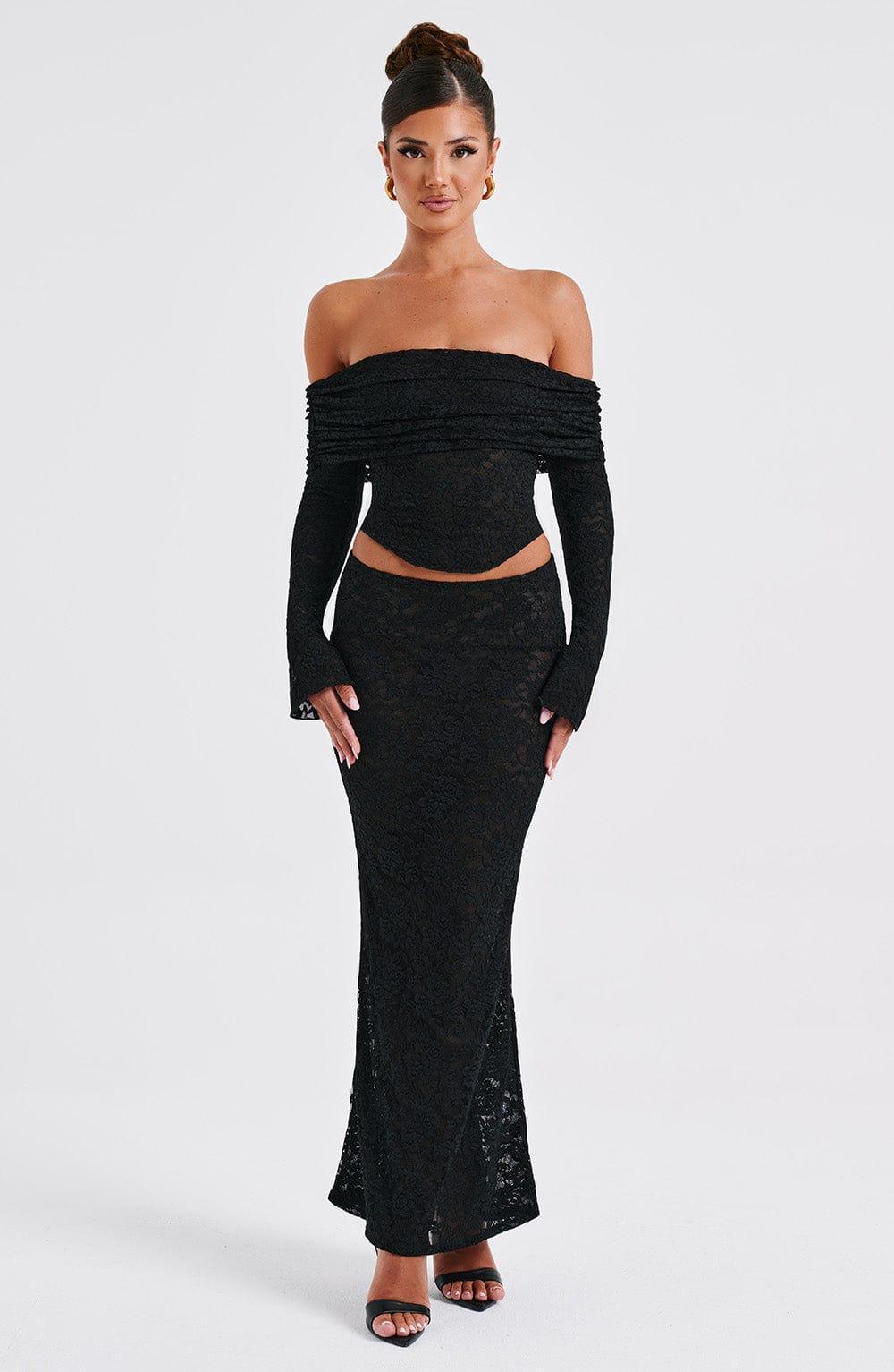 Blanca Top - Black Product Image