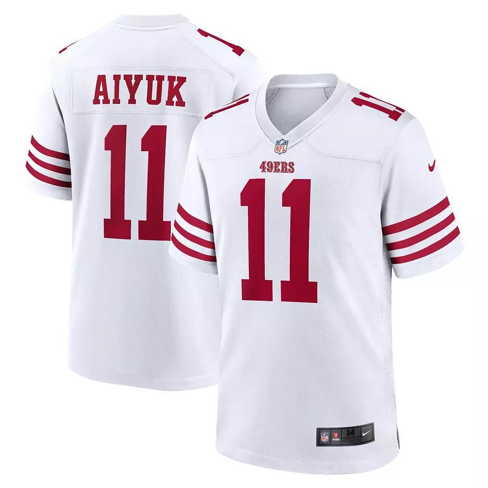 Men's Nike Brandon Aiyuk White San Francisco 49ers Player Game Jersey, Size: 3XL Product Image