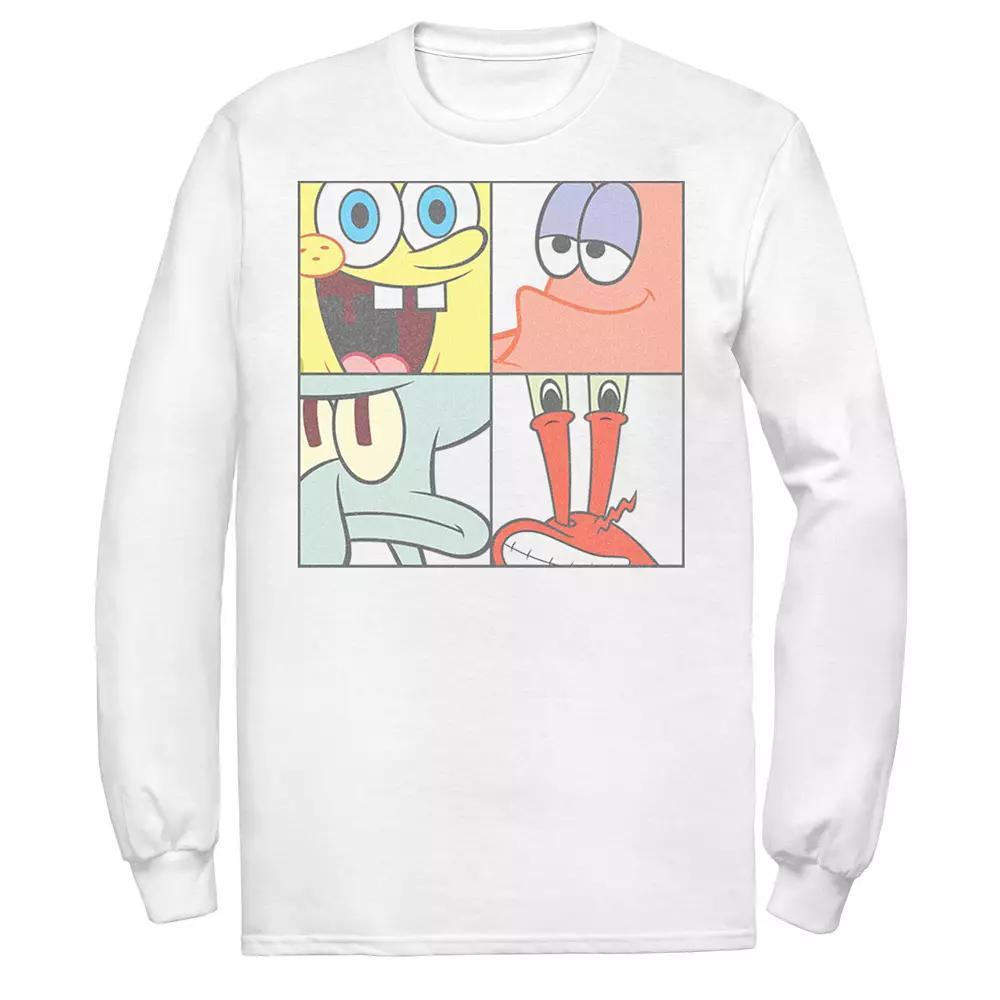 Men's Spongebob 4 Square Close Up Tee,  Product Image