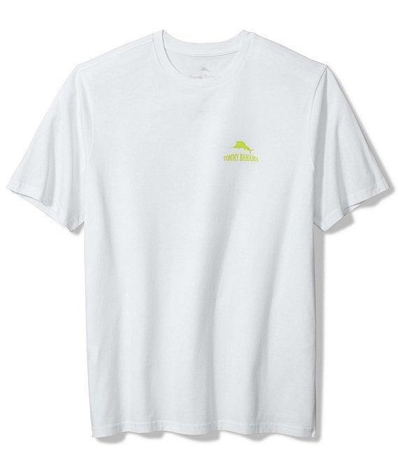 Tommy Bahama Short Sleeve V-Neck Tennis Antrum Graphic T-Shirt Product Image