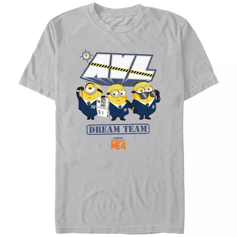 Men's Despicable Me 4 Dream Team Graphic Tee, Size: XXL, Silver Product Image