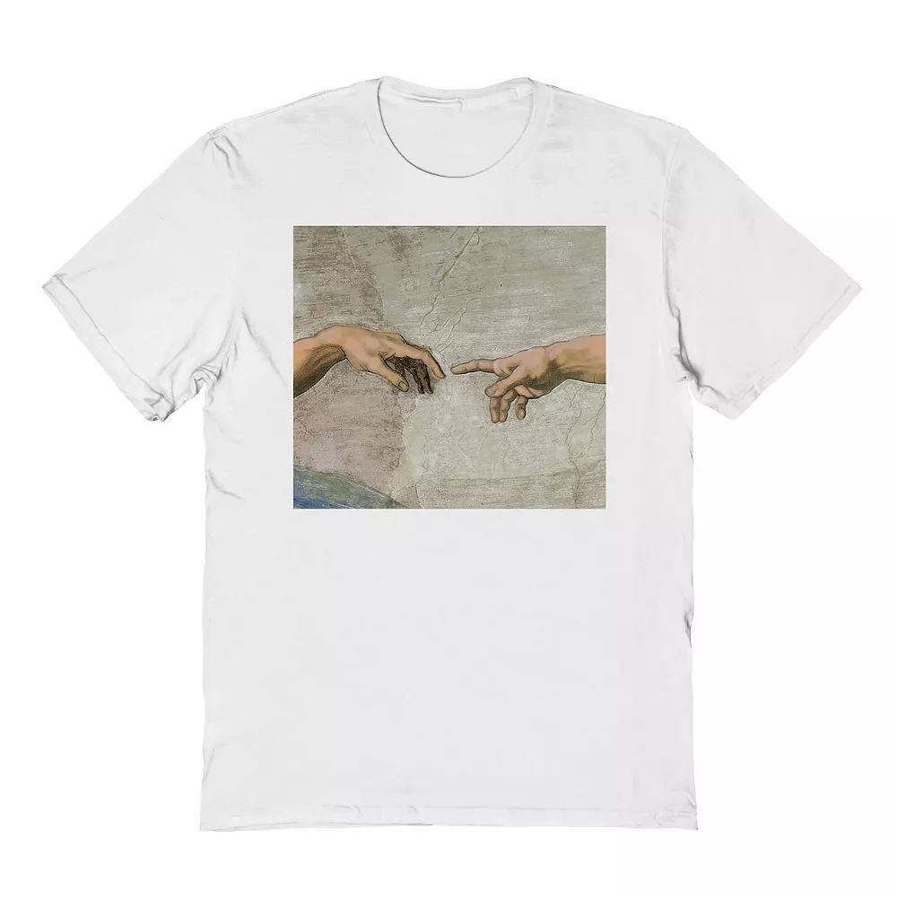 Men's Fine Art Touch Graphic Tee, Size: Small, White Product Image