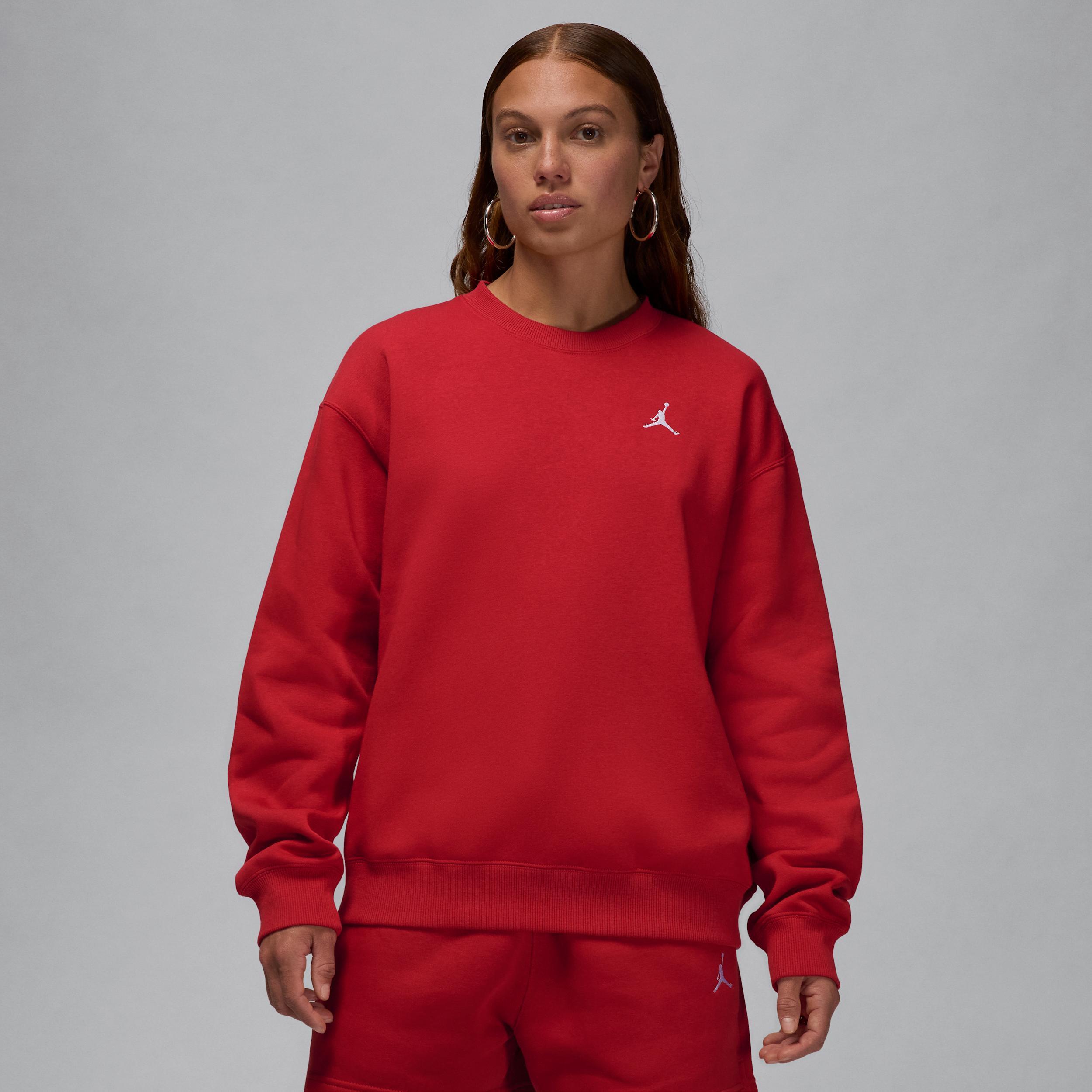 Womens Jordan Brooklyn Fleece Crew-Neck Sweatshirt | FV7074-063 Product Image