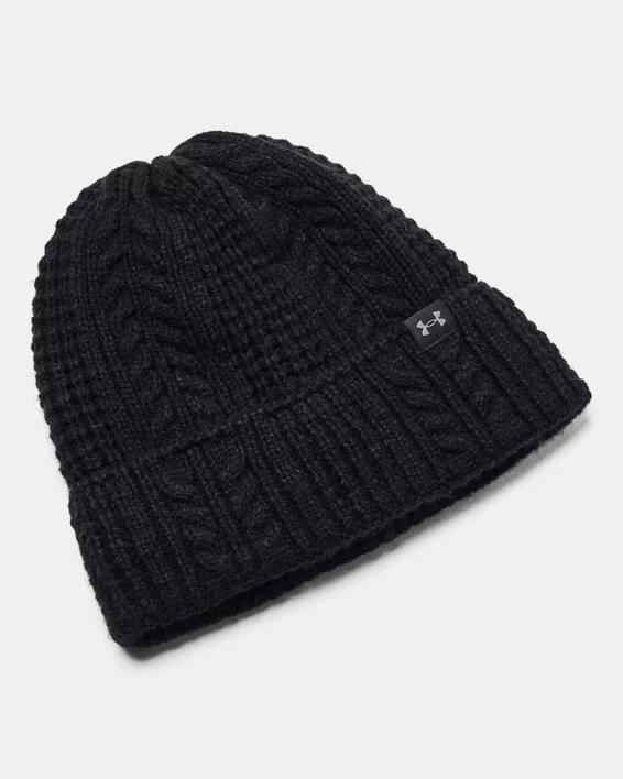 Womens UA Halftime Cable Knit Beanie Product Image