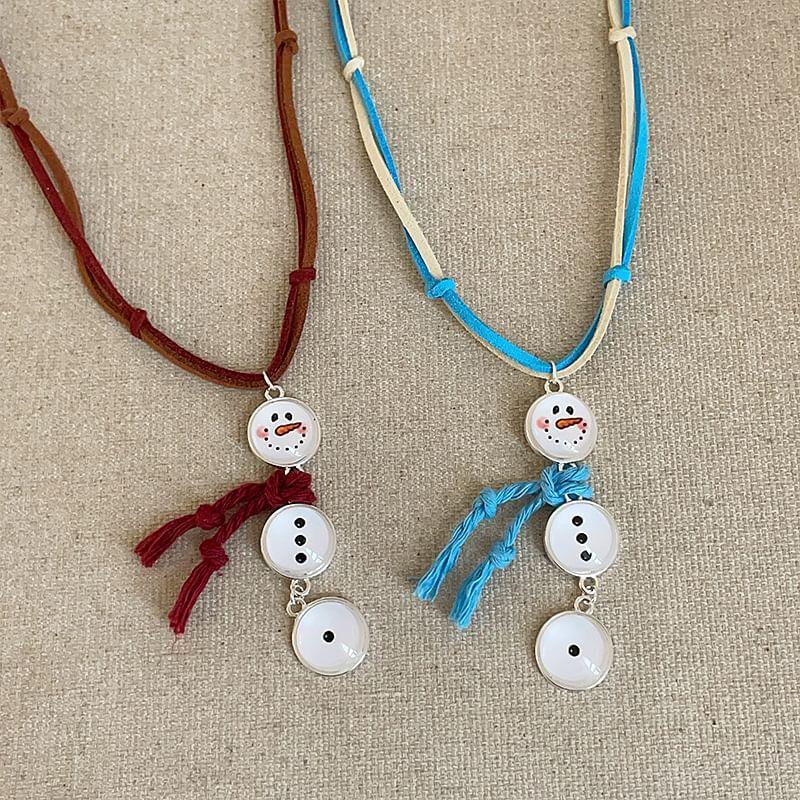 Snowman Necklace Product Image