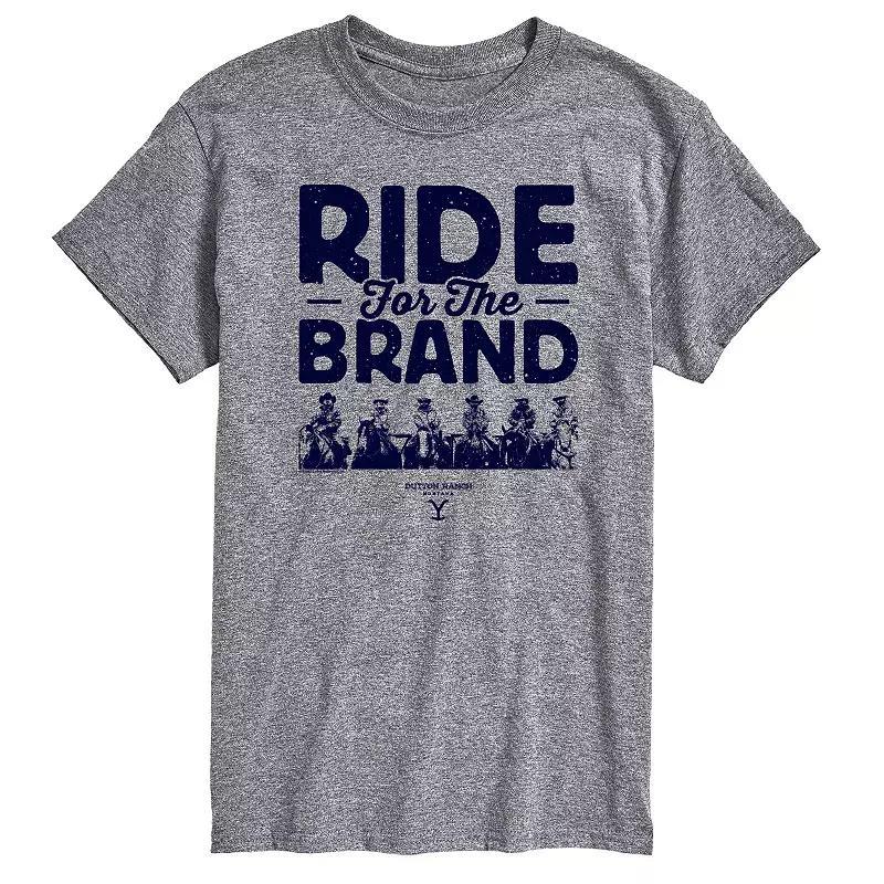 Big & Tall Yellowstone Ride For The Brand Graphic Tee, Men's,  Product Image