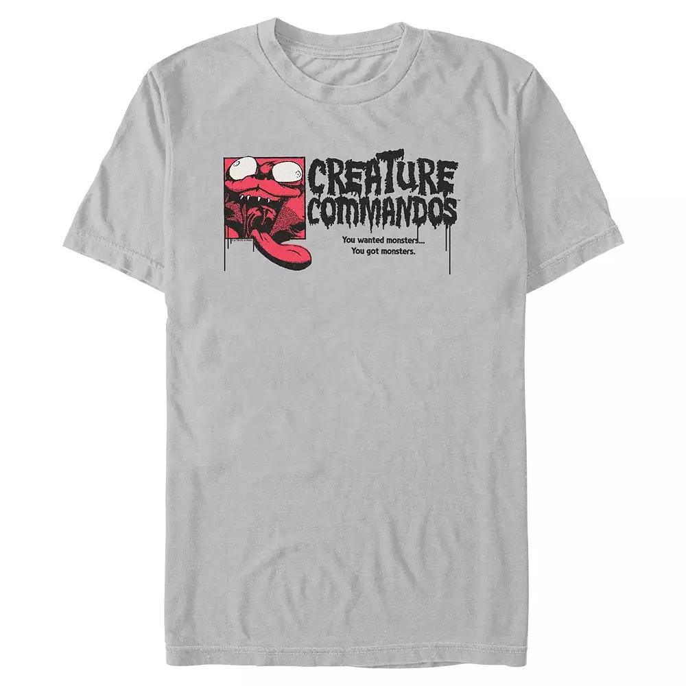 Men's Creature Commandos Weasel Crazy Portrait Graphic Tee,  Product Image