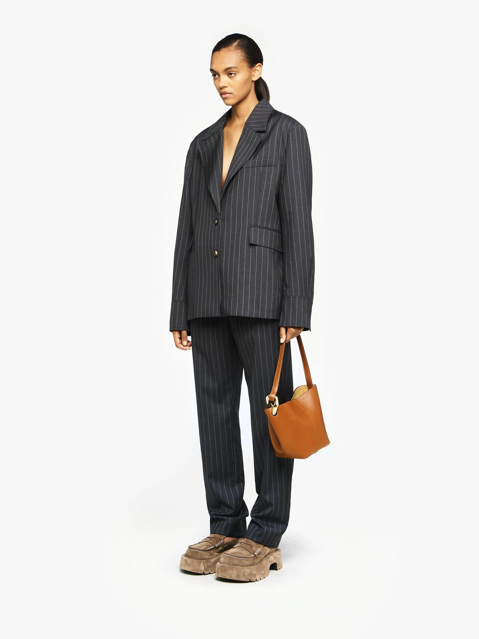 STRAIGHT LEG TAILORED TROUSERS Product Image