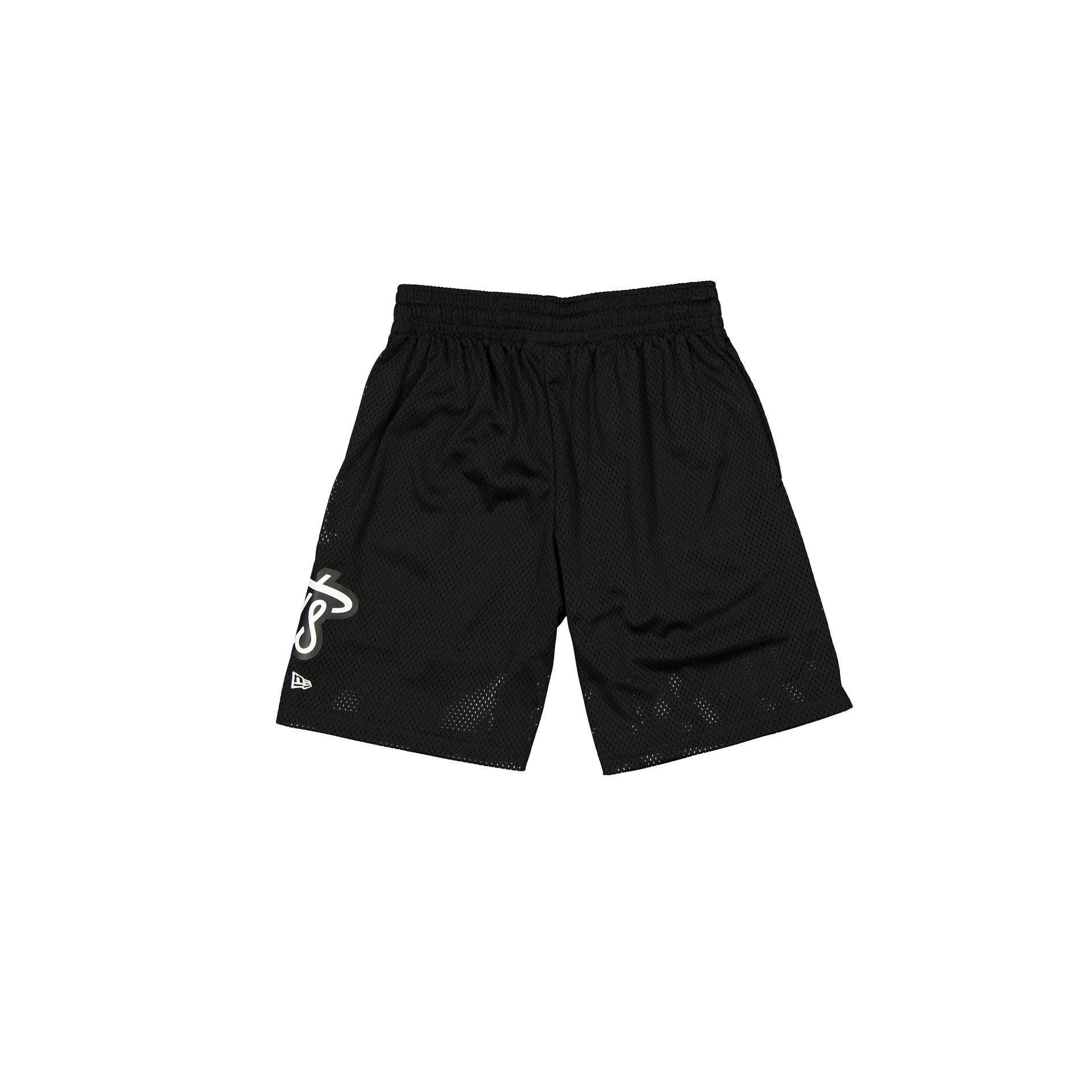 Brooklyn Nets Mesh Black Shorts Male Product Image