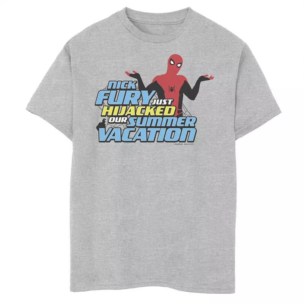 Boys 8-20 Marvel Spider-Man Far From Home Hijacked Summer Portrait Graphic Tee, Boy's,  Product Image