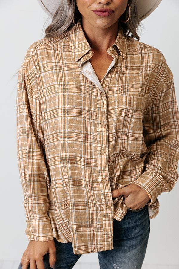 Be Yourself Plaid Top Product Image