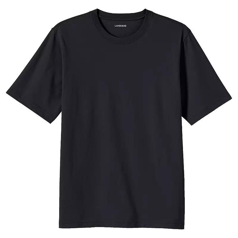 Men's Lands' End Super-T Short Sleeve T-Shirt, Size: XXL, Dark Grey Heather Product Image