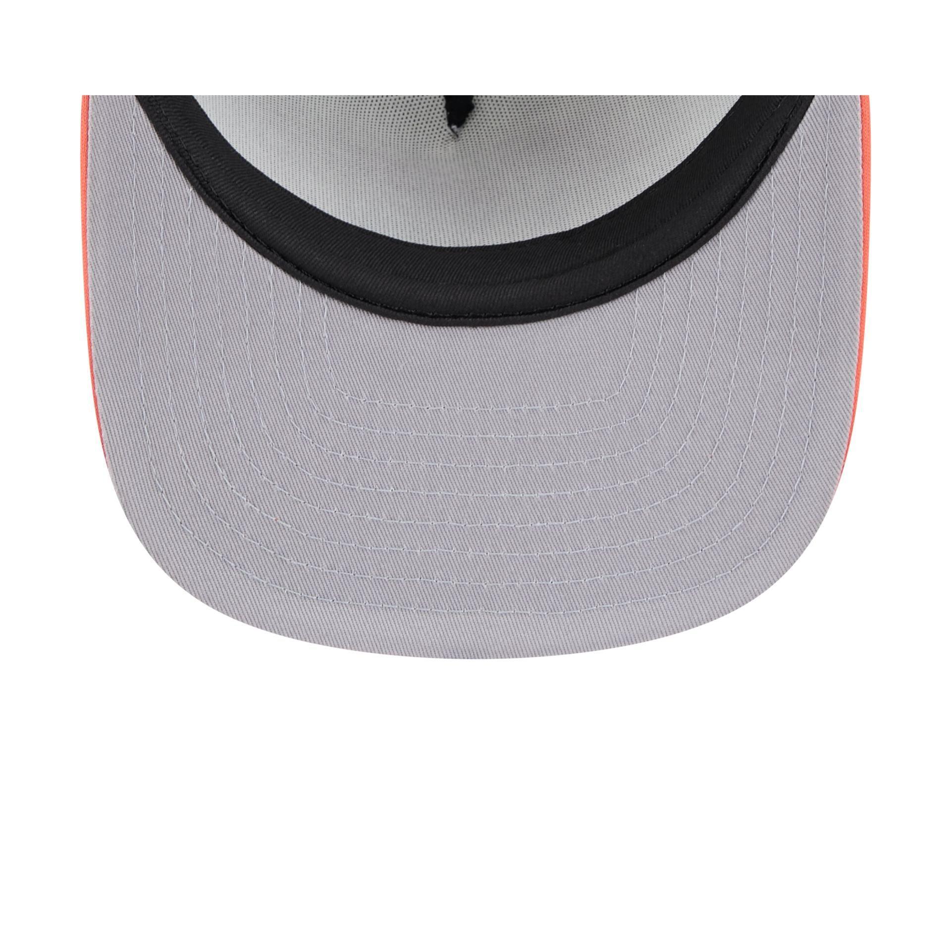 Houston Astros Retro Script 9FIFTY A-Frame Trucker Hat Male Product Image