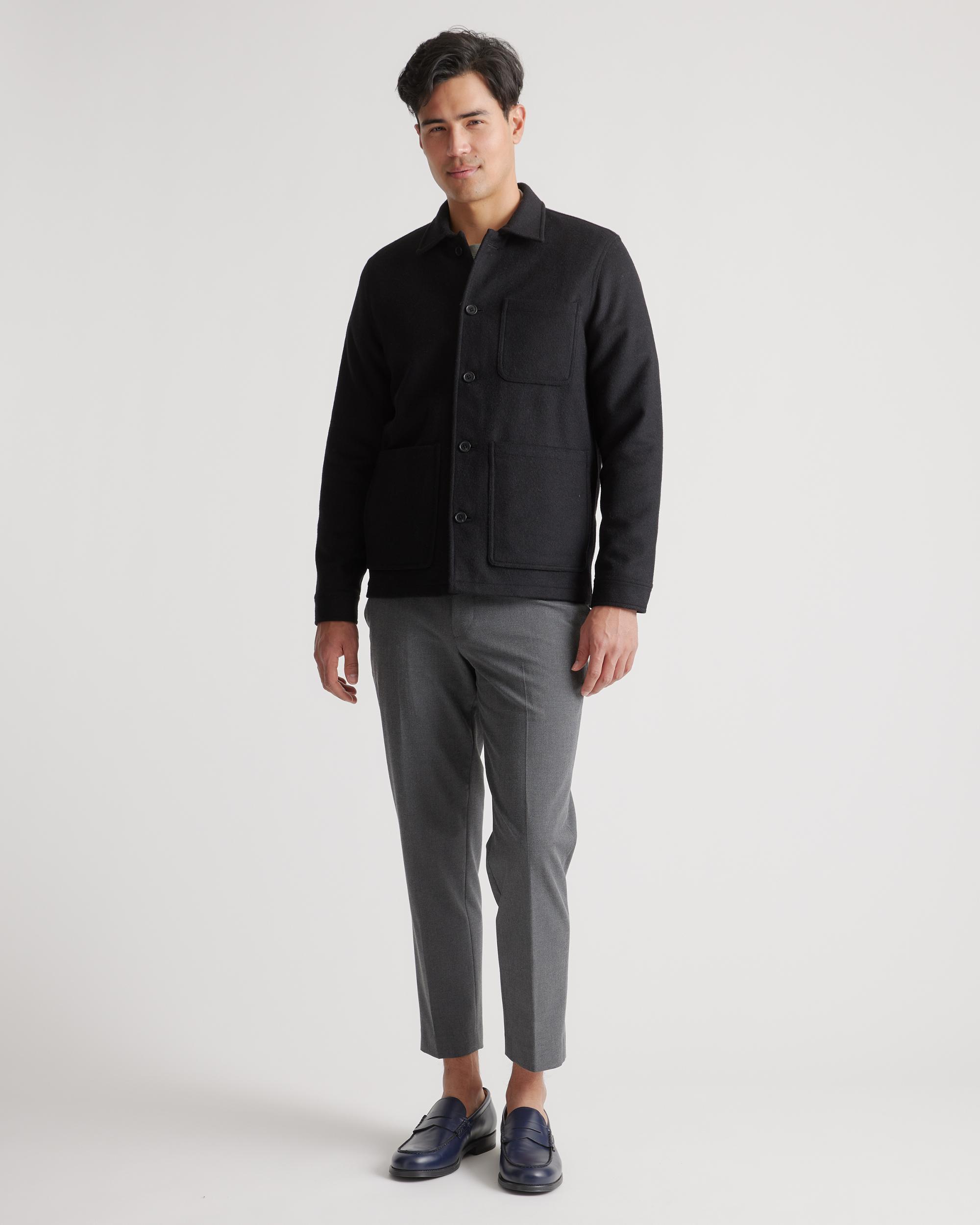 Quince | Men's Italian Wool Chore Jacket Wool/Nylon Product Image