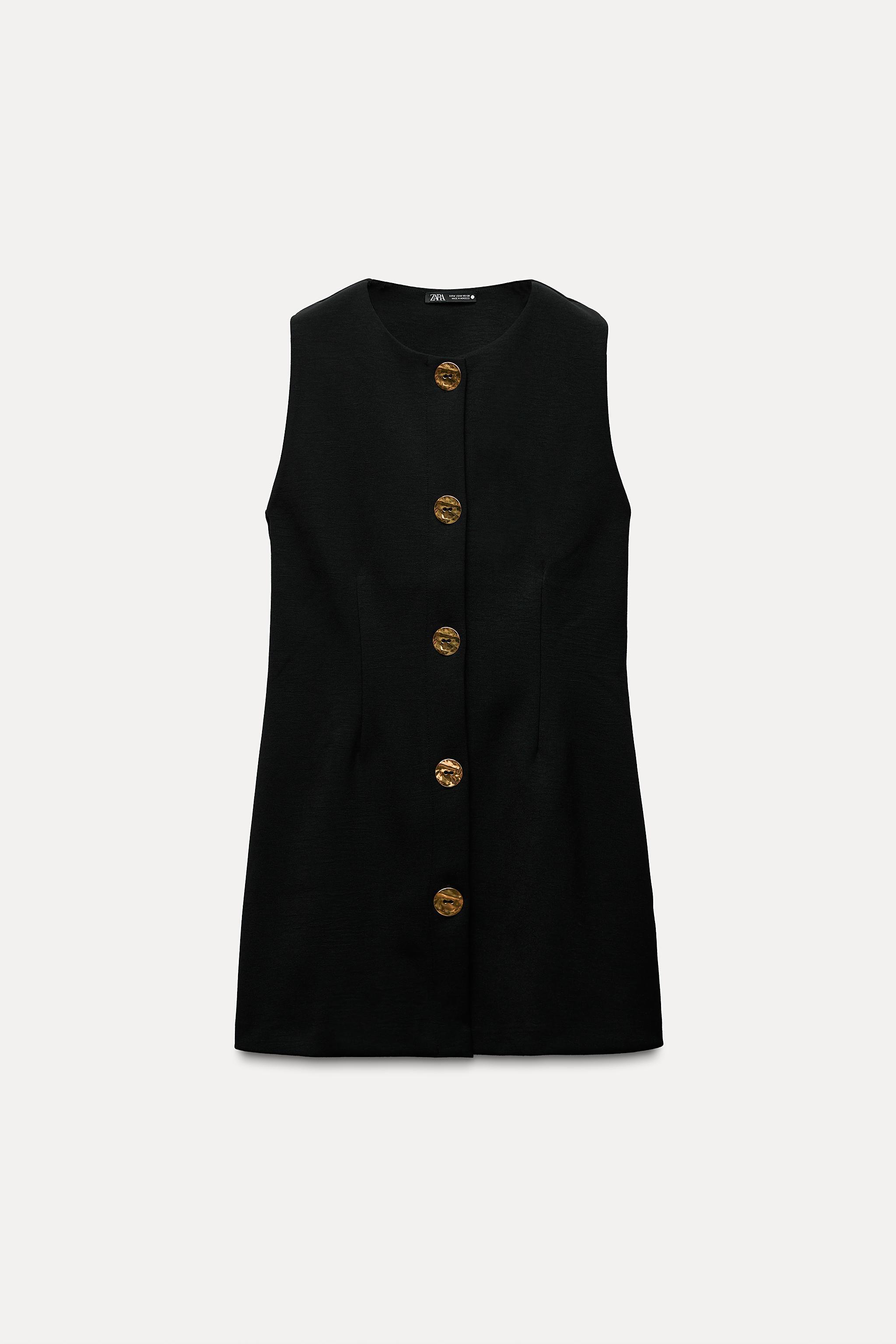 SHORT DRESS WITH BUTTONS Product Image