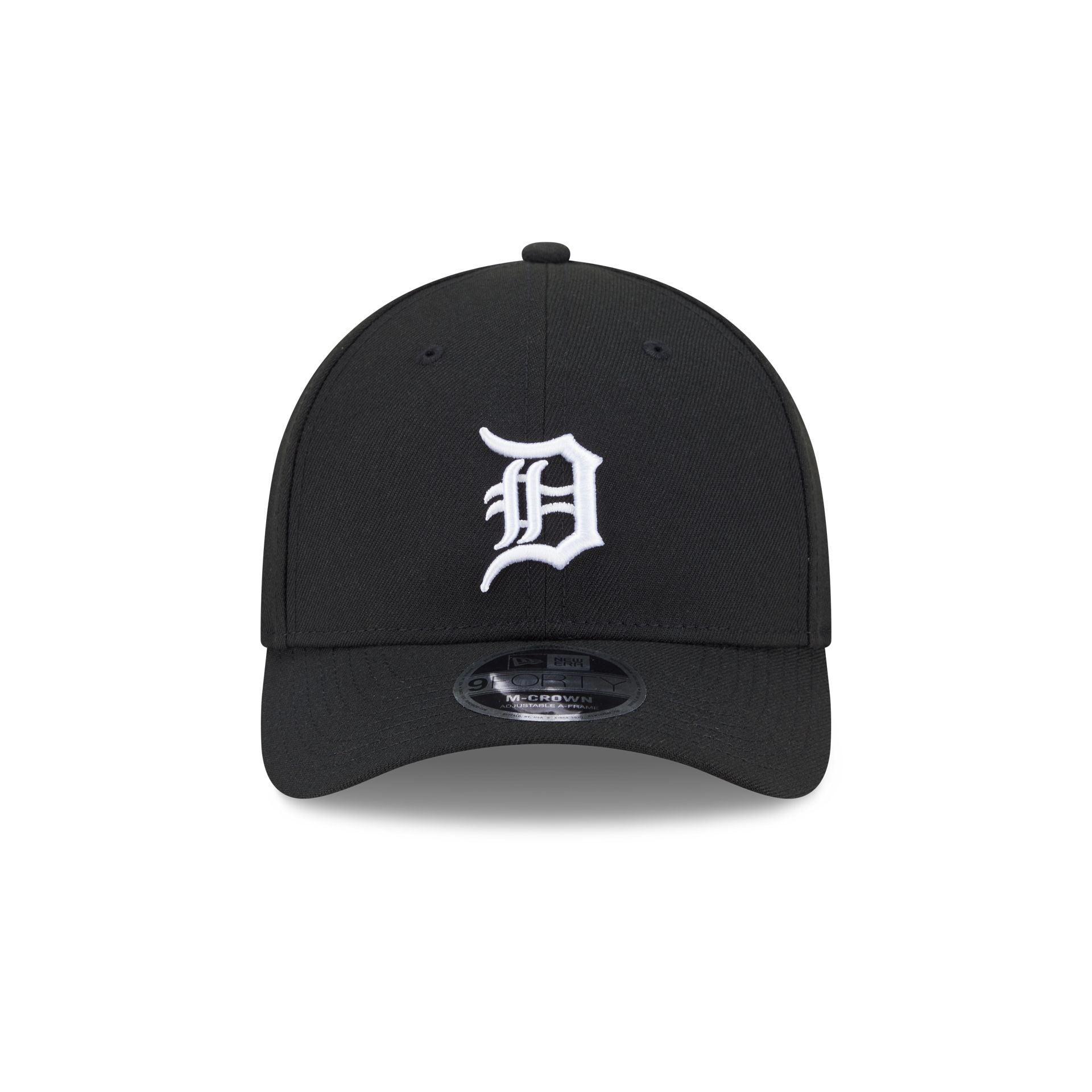 Detroit Tigers Black Authentic Collection 9FORTY M-Crown Snapback Hat Male Product Image