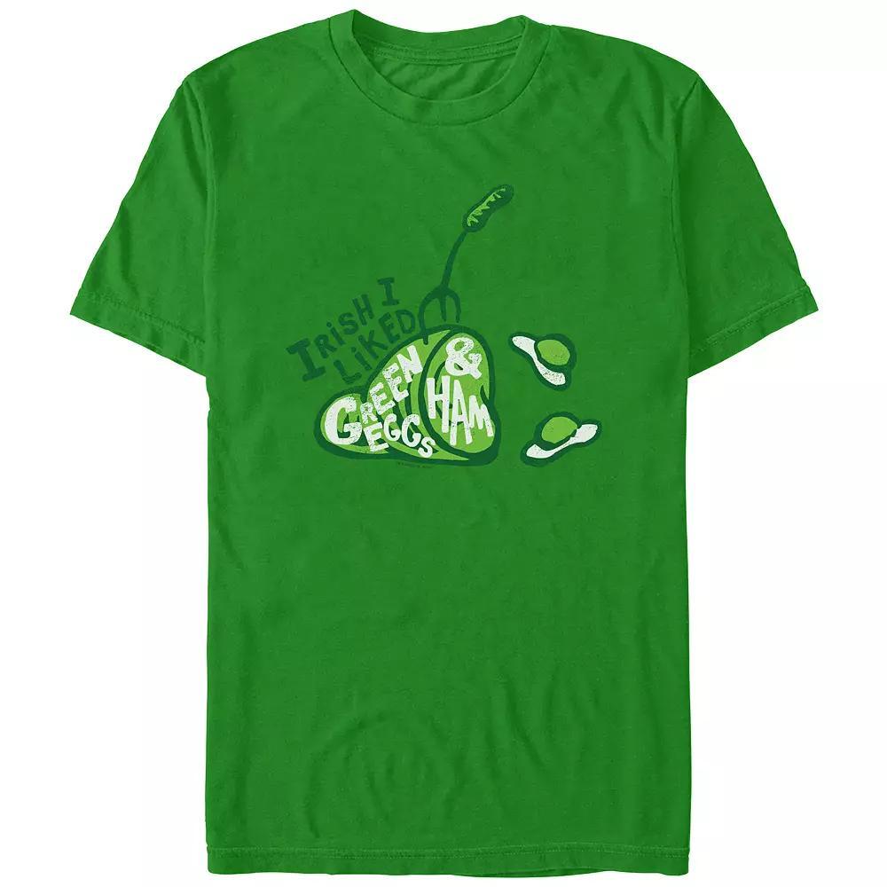 Men's Dr. Seuss Irish I Liked Green Eggs And Ham Graphic Tee, Size: XS, Kelly Product Image