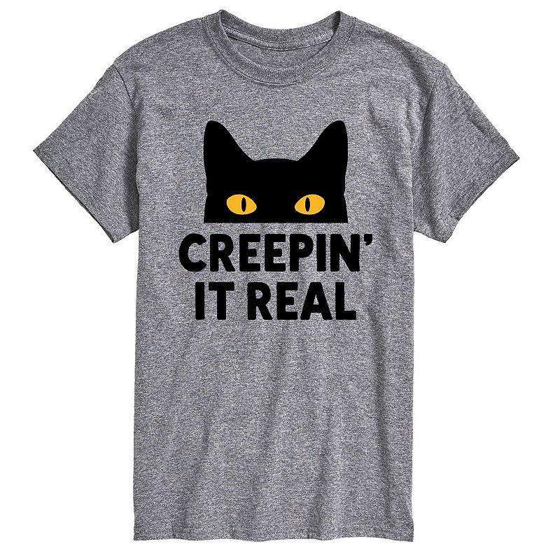 Big & Tall Creepin It Real Tee, Men's, Size: 4XL Tall, Gray Product Image