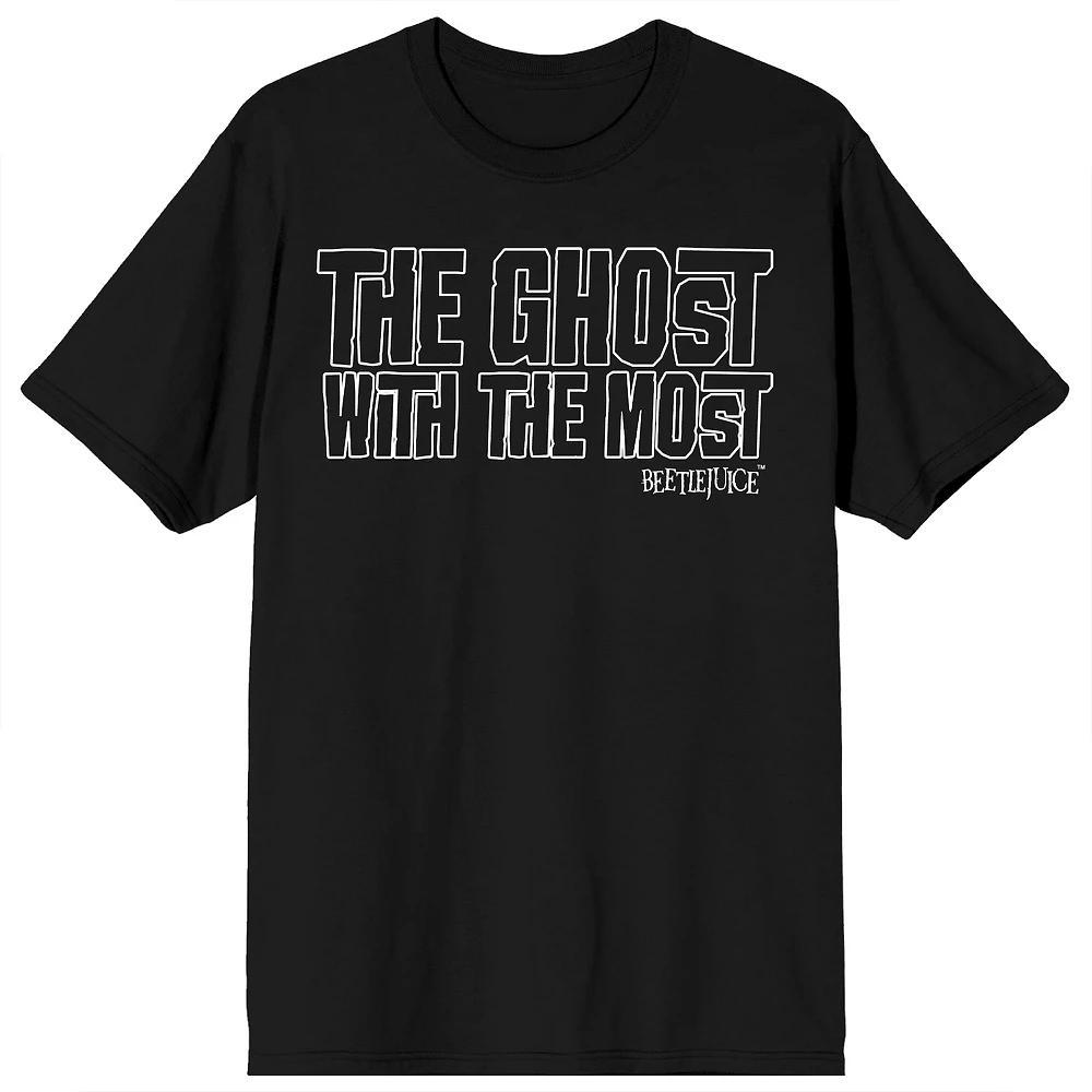 Men's Beetlejuice The Ghost with the Most Tee,  Product Image