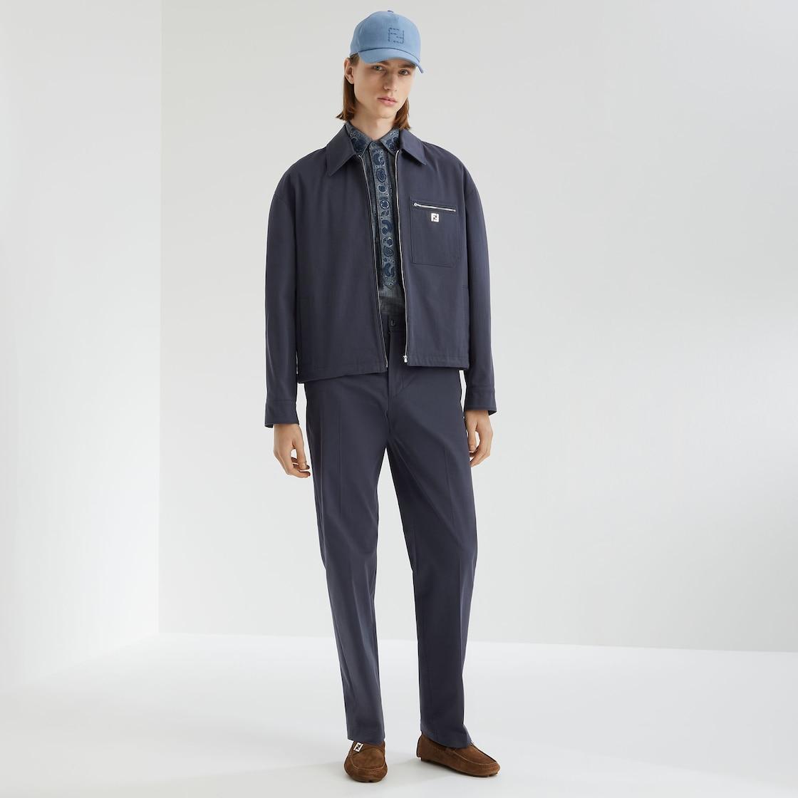 HatLight blue canvas baseball cap Product Image