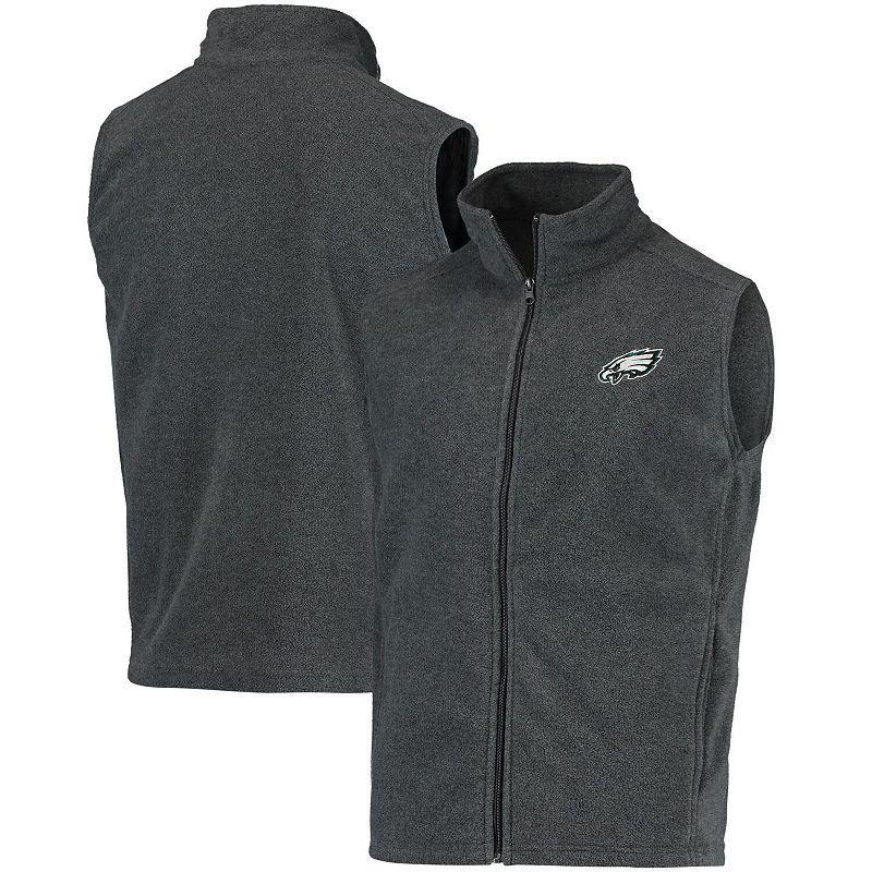 Mens Gray Miami Dolphins Houston Fleece Full-Zip Vest Product Image