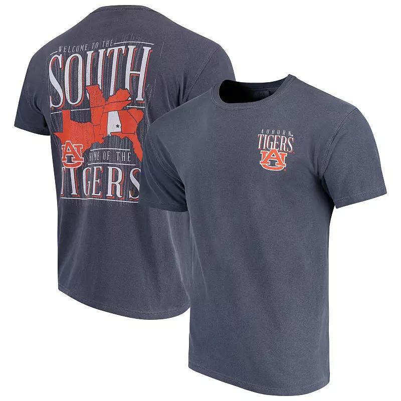 Mens Auburn Tigers Welcome to the South Comfort Colors T-Shirt Blue Product Image