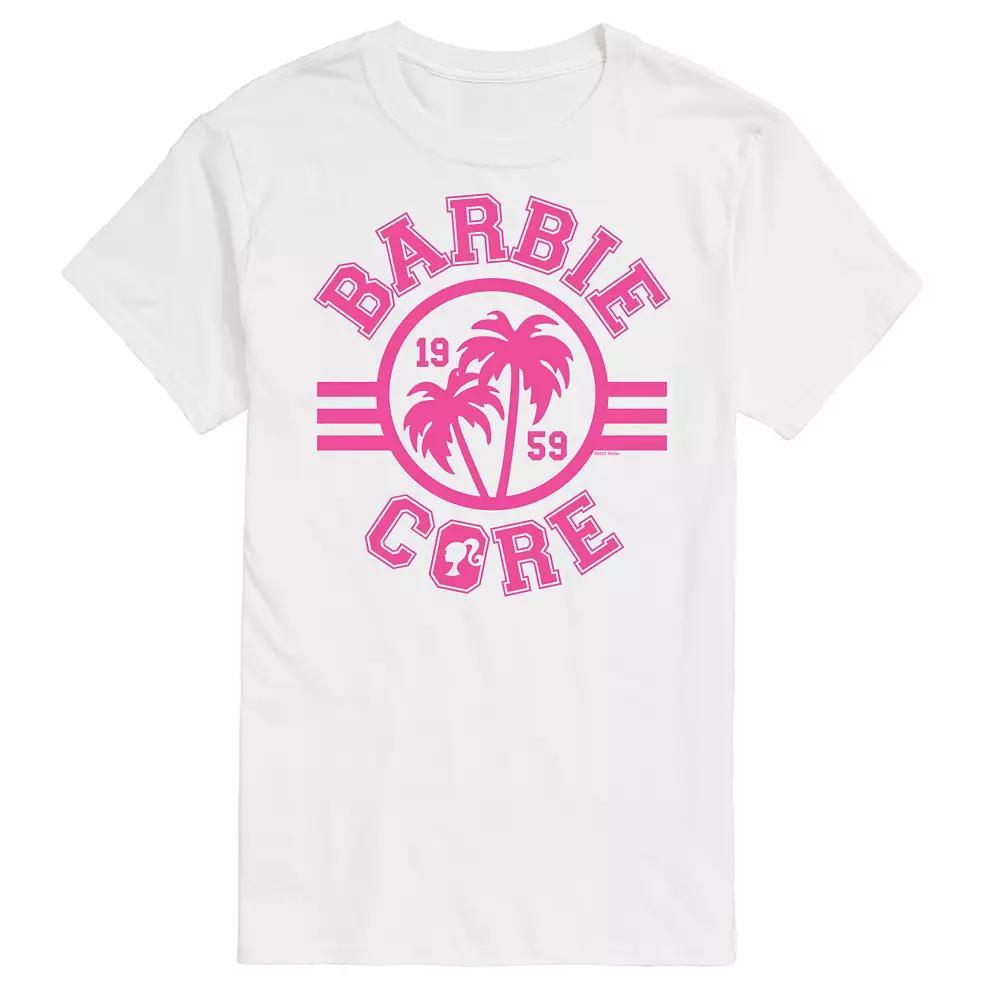 Men's Barbie Barbiecore Collegiate Graphic Tee,  Product Image
