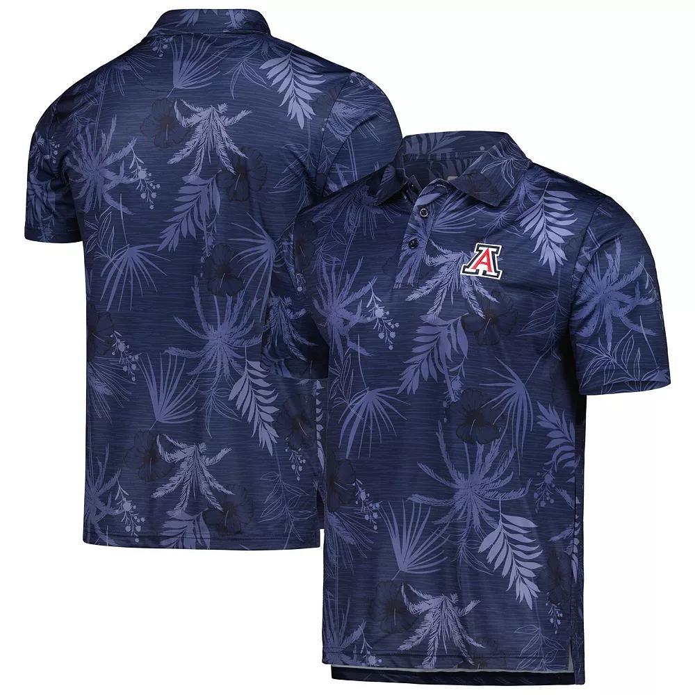 Mens Colosseum Arizona Wildcats Palms Team Polo Blue Product Image