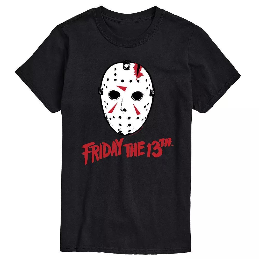 Men's Friday The 13th Ski Mask Logo Graphic Tee,  Product Image
