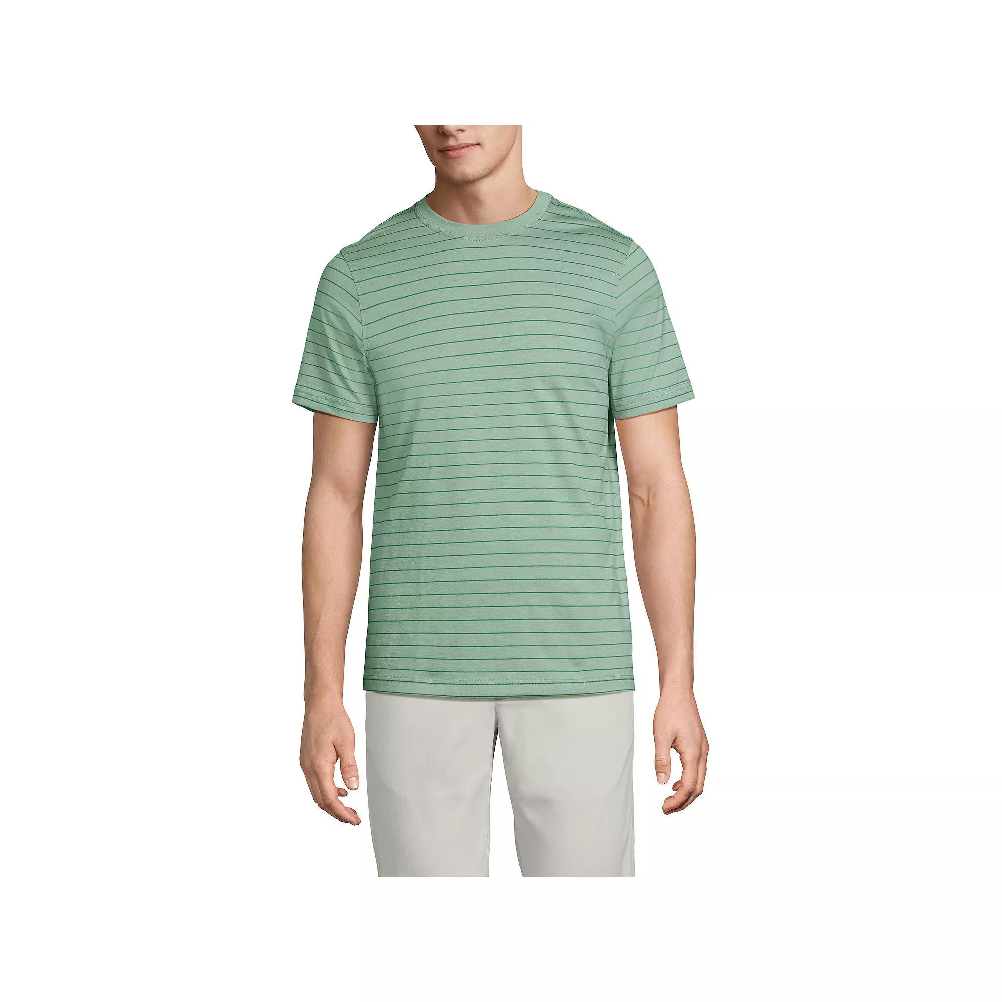 Men's Lands' End Supima Crewneck Tee,  Product Image