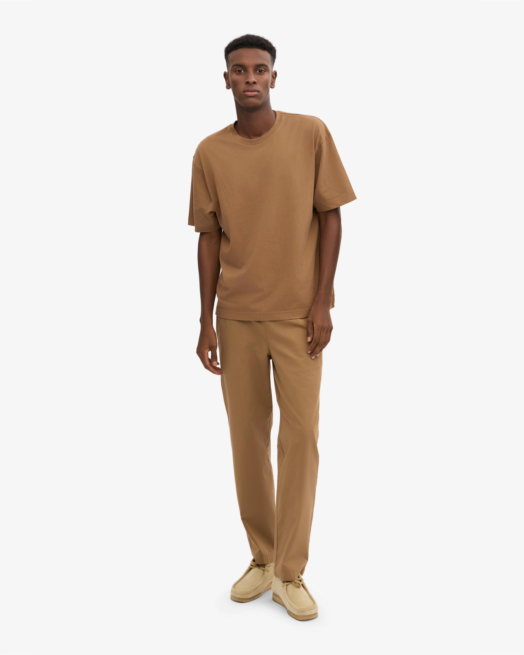 Oversized Organic T-Shirt - Sahara Camel Product Image