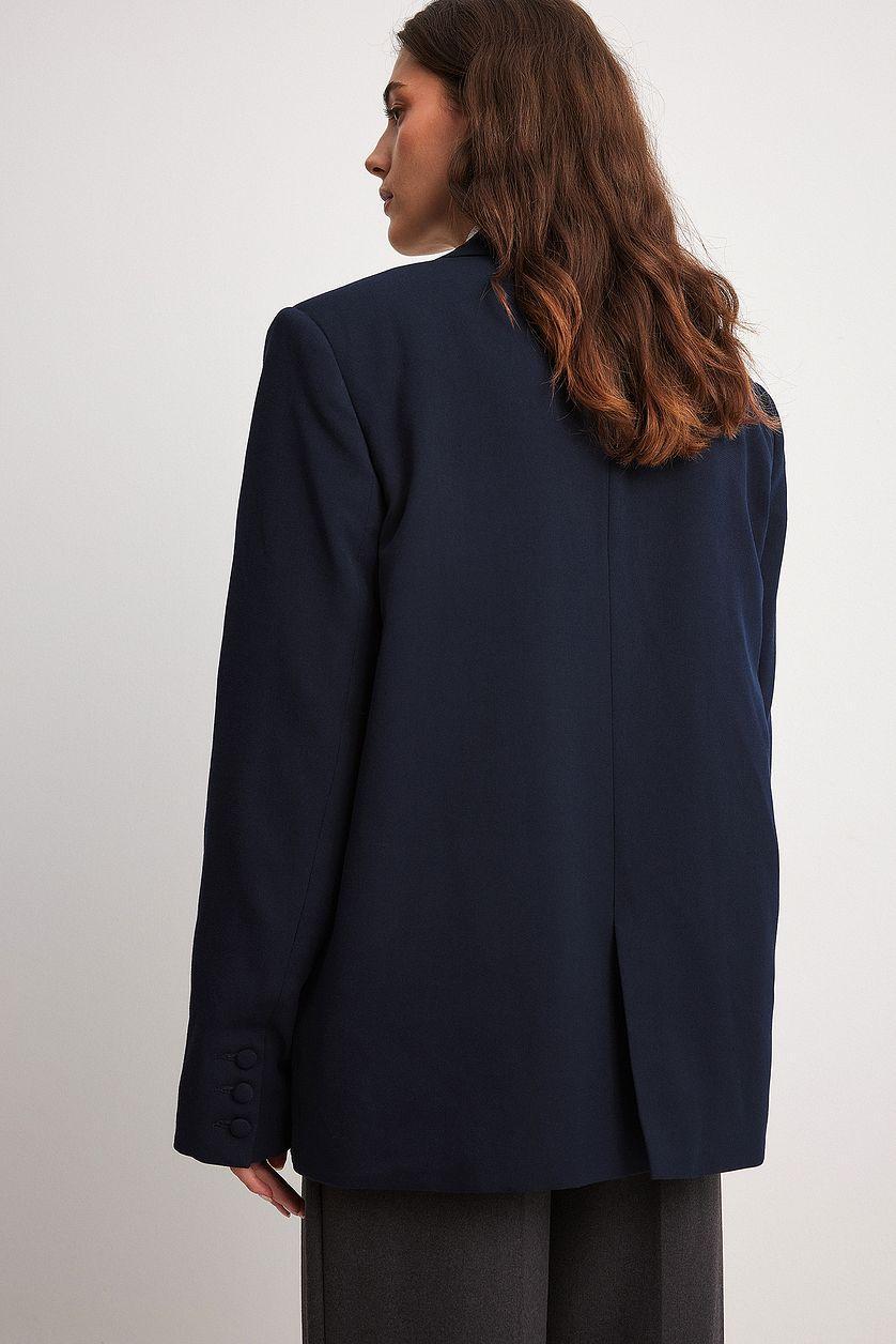 Oversized Padded Blazer Jacket Product Image