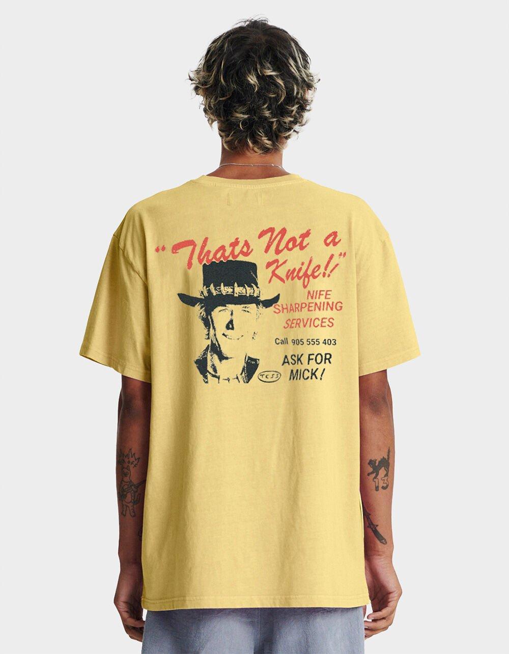 THE CRITICAL SLIDE SOCIETY Sharpen Service Mens Tee - YELLOW Product Image