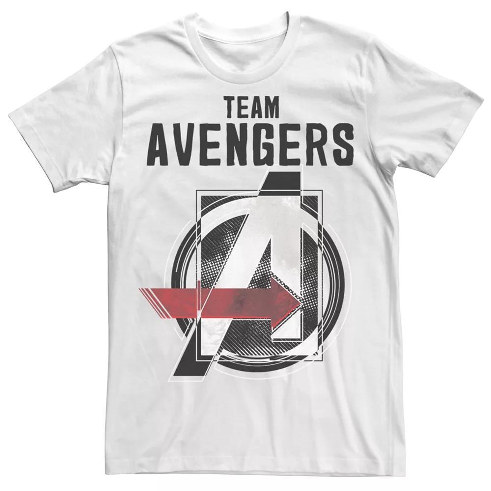 Men's Marvel Team Avengers Tee, Size: Small, White Product Image