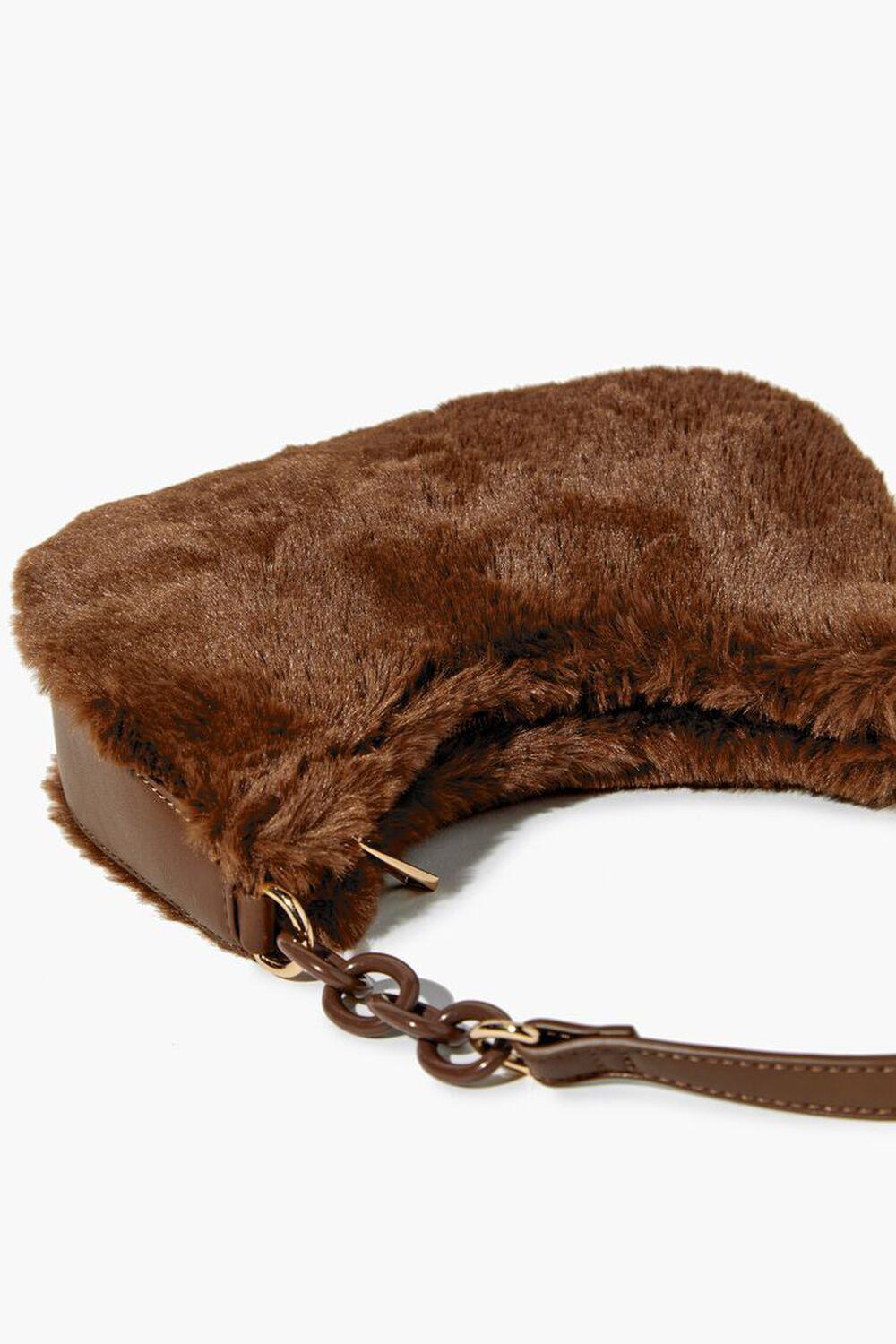 Plush Faux Fur Baguette Bag | Forever 21 Product Image