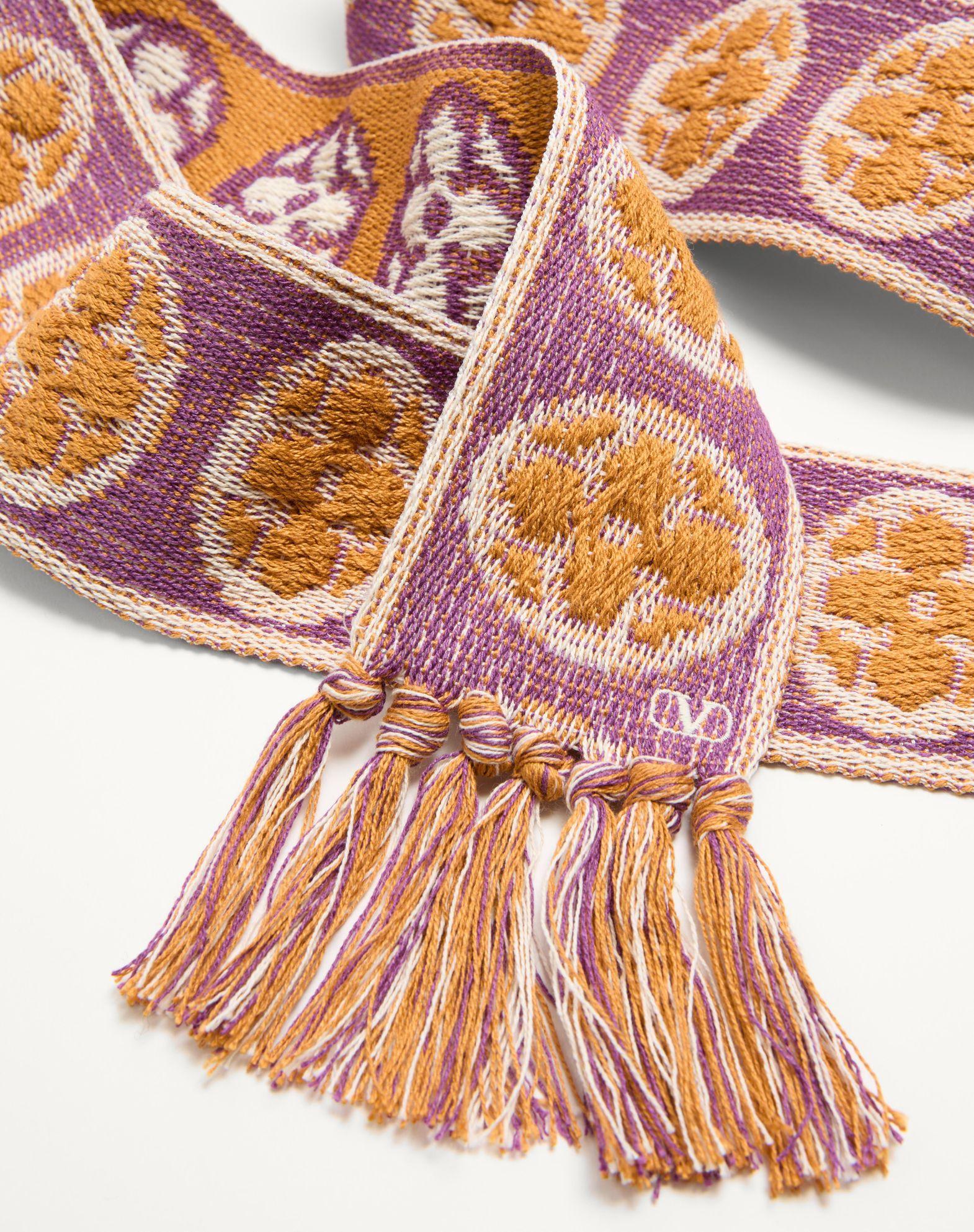 Antibes Cotton Scarf With Fringe Product Image